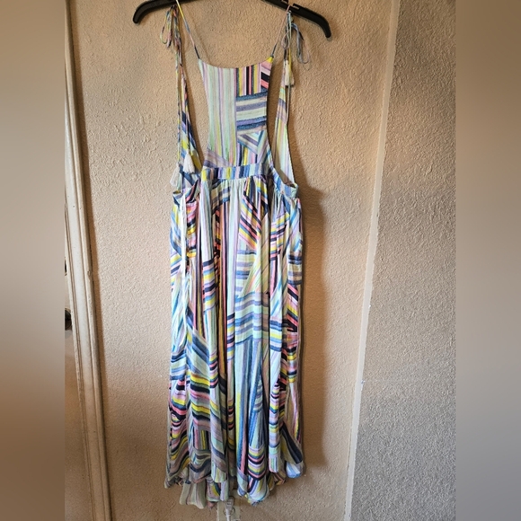 Free People Boho Striped Dress Size 6 - Picture 3 of 13